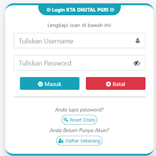 Register PGRI Bandar Lampung - Persatuan Guru Republik Indonesia Cabang Bandar Lampung